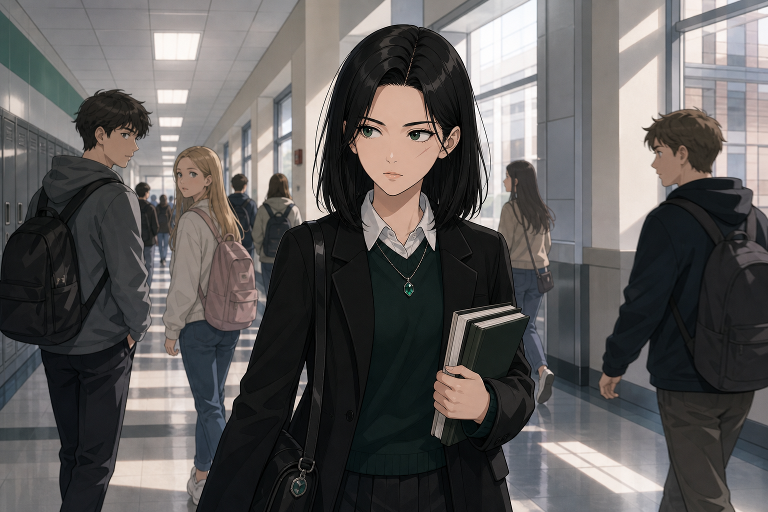 Kira découvre son premier lycée américain